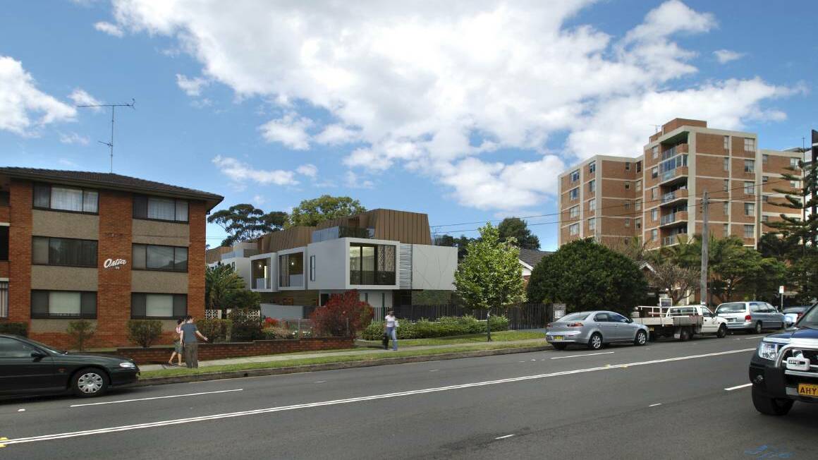  Barry Becarevic's development proposal for 101 Corrimal Street lodged in 2012.