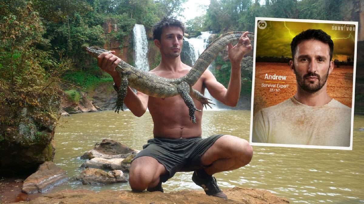 Horsley adventurer Andrew Ucles is a contestant on the new Survivor: Brain Vs Brawn which begins airing on July 18. Picture: Supplied