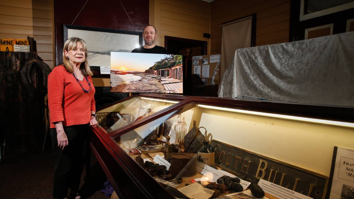 Kerrie Anne Christian and David Bottin at Black Diamond Heritage Centre in Bulli. Picture: Anna Warr