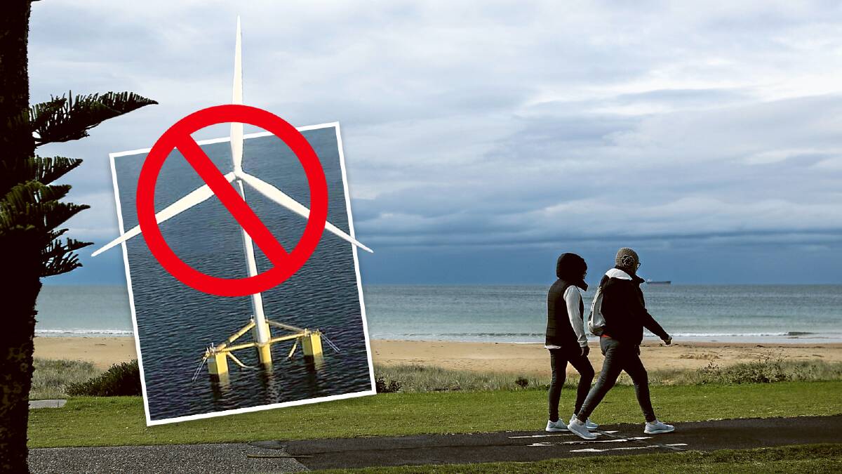 The company that wants to build an giant offshore wind farm near Wollongong has shifted its sights north from Kiama to a stretch of coast between Shellharbour and Clifton.