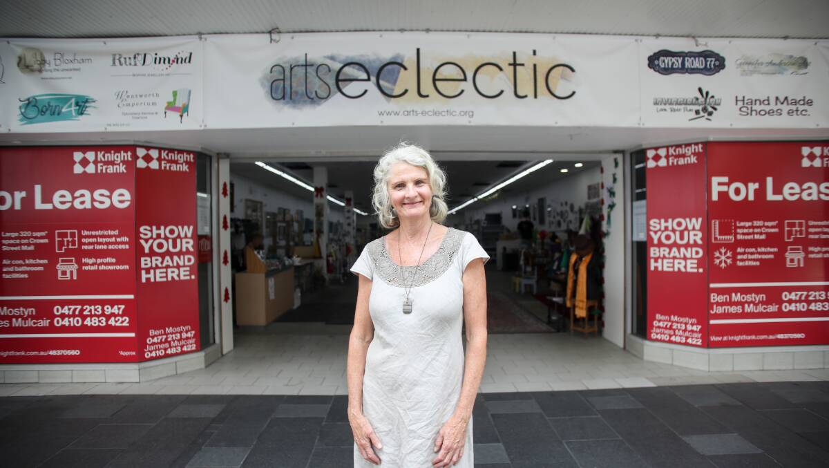 Arts Eclectic - started by Libby Bloxham - has been in the mall since September but will move out in January after the space was leased.