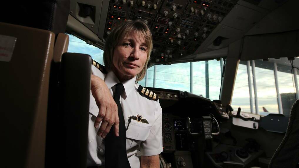  Scarboroughs Sharelle Quinn was the first female captain at Qantas. Picture: JANIE BARRETT