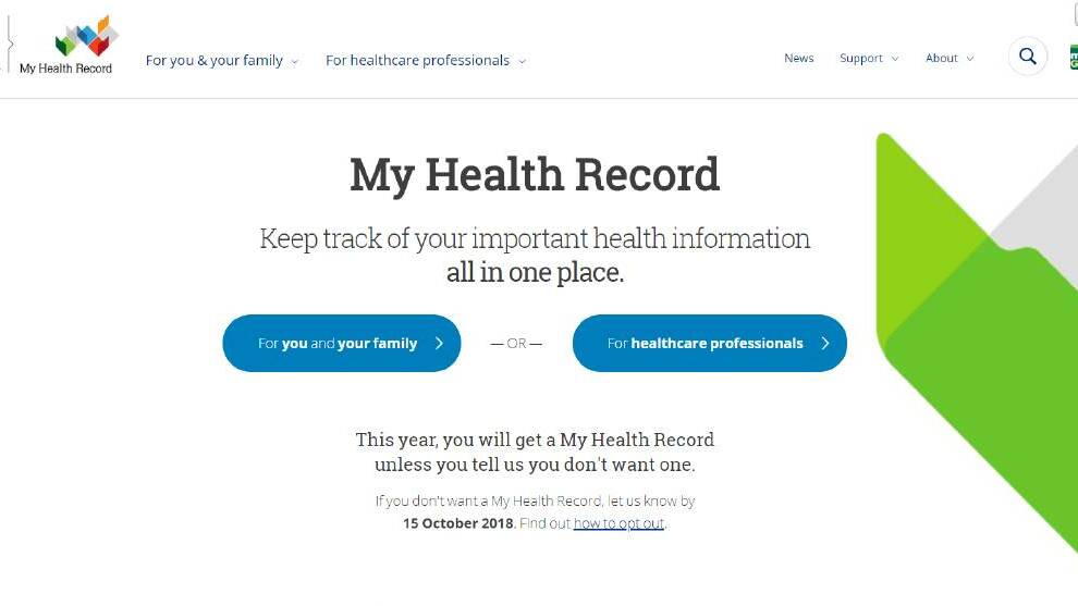 Government MP opts out of e-health record. What will you do?