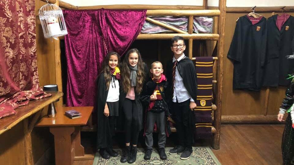 Guests are invited to explore different Harry Potter-themed rooms, which change every year. Past efforts include the dorm, the greenhouse and Dumbledore's office. Photo: Amanda Piazza 
