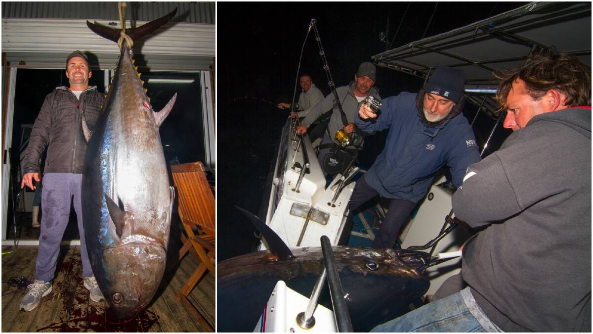 "It was a triple hook-up just as crew were packing up for the day. One of the three hit the deck, after an epic long battle." Photos: Georgia Poyner