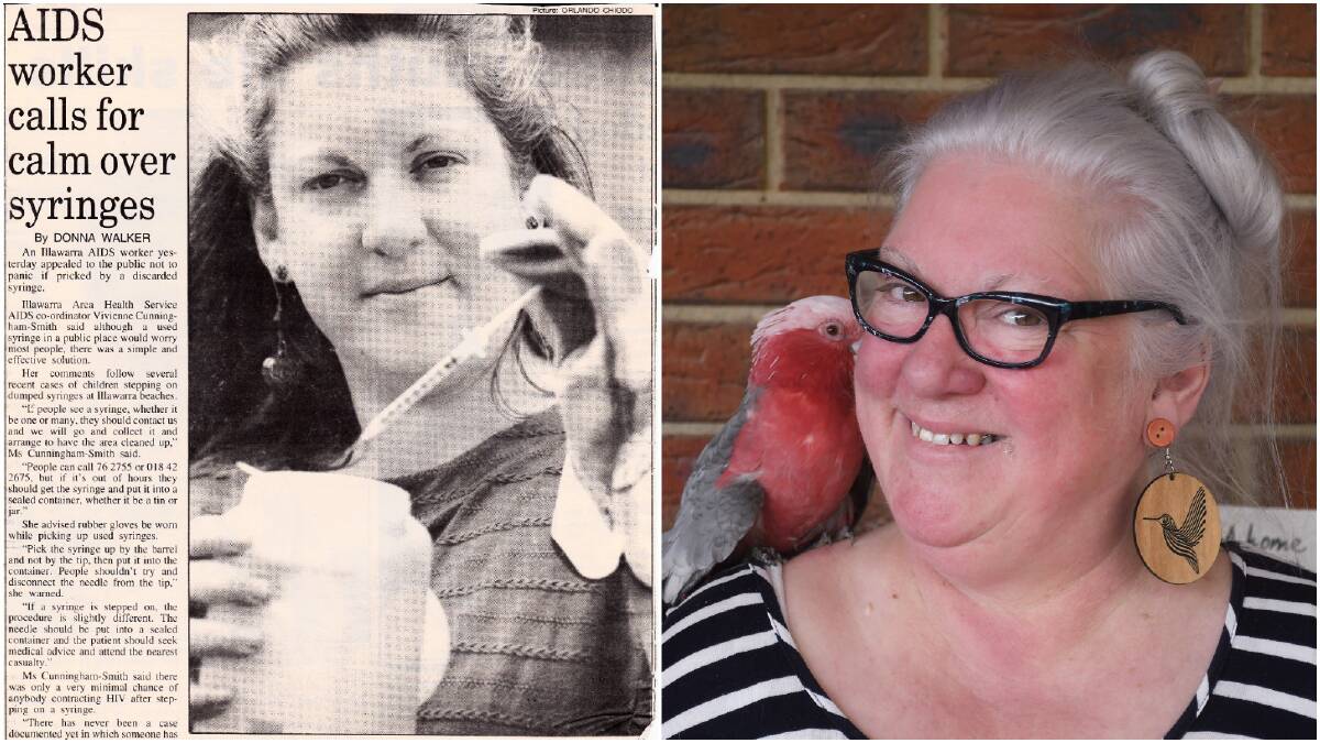 Vivienne Cunningham Smith, then and now.