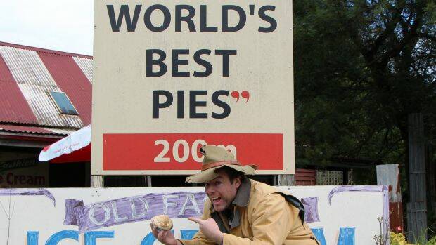 Do the pies at the Barrengarry Store live up to their bold claim of being world's best? Photo: Dave Moore


