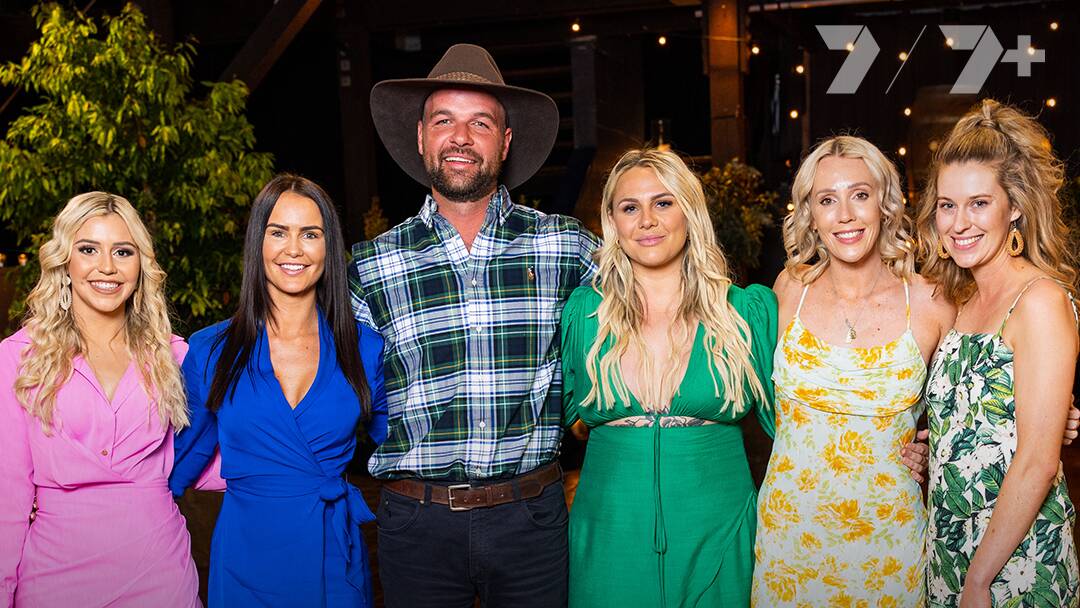 Wollongong nurse Christina, pictured on Farmer Brad's right, was invited back to the farm in the first episode of the show.