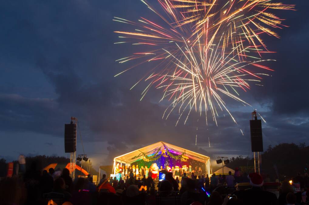 Shellharbour festivities kick off at 5.30pm with the children's concert, followed by the main show at 6.30pm and fireworks at 8.30pm.
