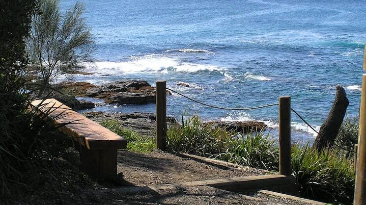 Part of the scenic Bass Point Coastal Walk. Picture by Visit NSW.