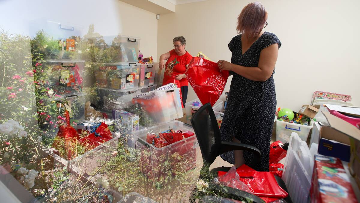 Thousands of brand-new toys donated by members of Paying It Forward Wollongong will bring joy to underprivileged kids this Christmas. Photo: Adam McLean