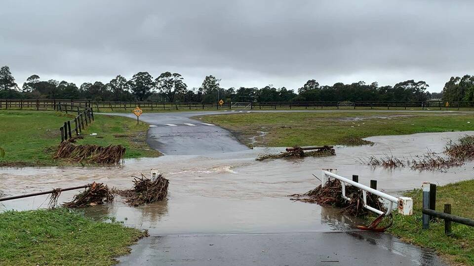 The causeway at Terry Reserve soccer fields. Photo: Anita Mori