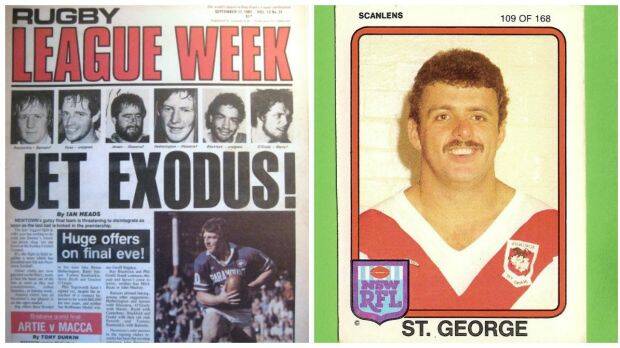 Good old days ... Rugby League Week and John Jansen. 
