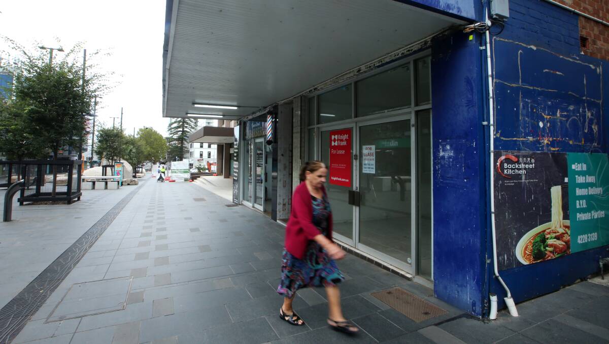 A walk along struggling Crown Street shows one in five shops empty