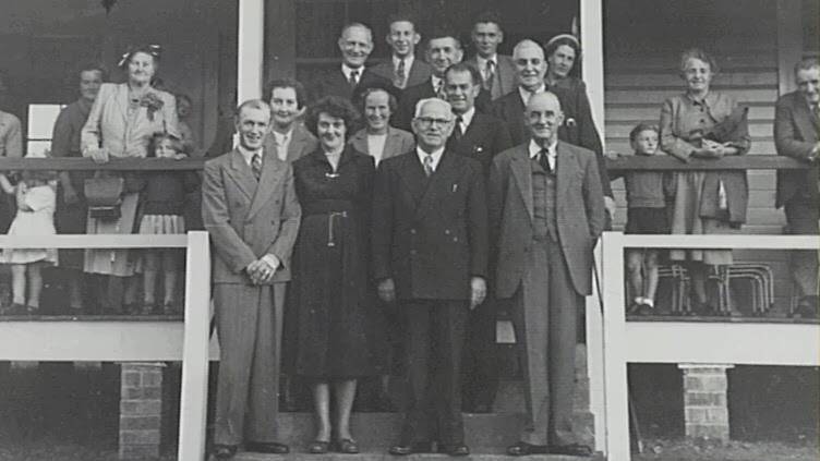 Dignitaries at the official opening of the school on May 16, 1952. Picture: Supplied