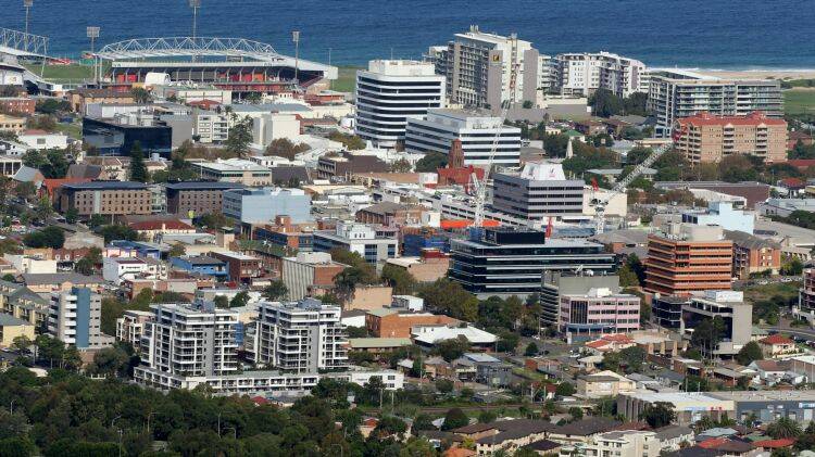 About $1.3 billion has been invested in the Wollongong city centre over the past four years. Photo: Robert Peet

