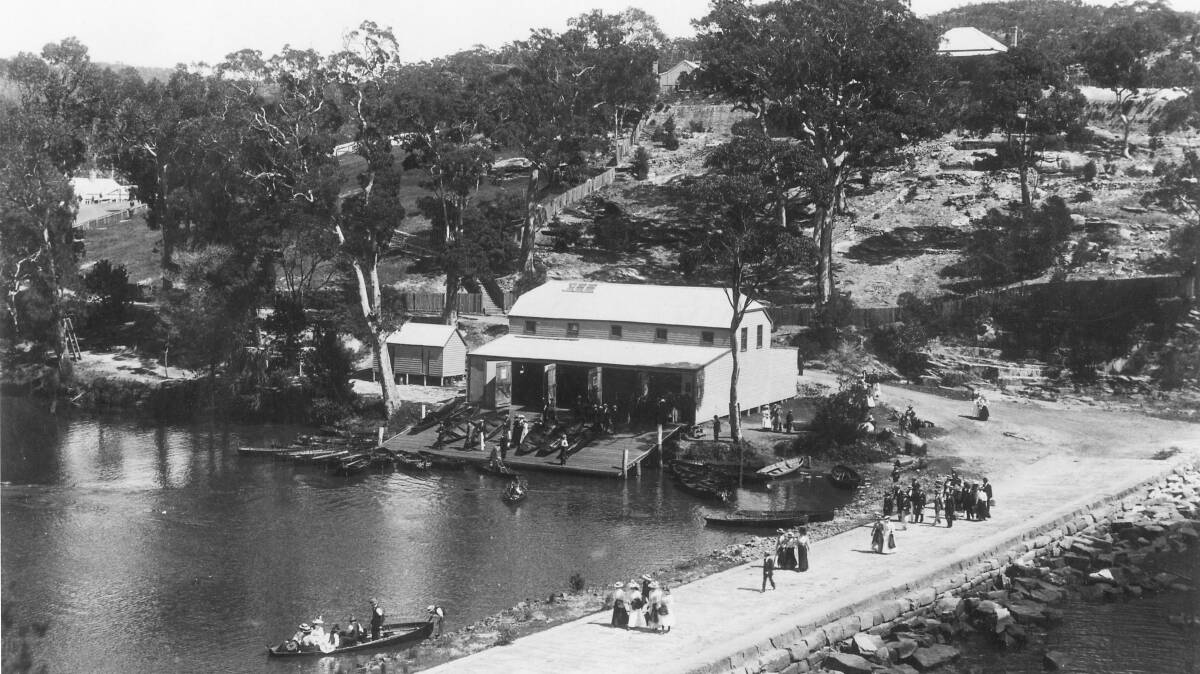 Audley Weir in 1899. Picture: Sutherland Shire Libraries Local Studies