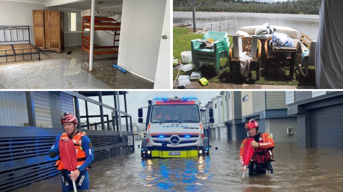 Scenes from the latest flooding disaster to strike Lake Conjola residents. 