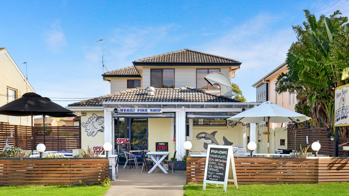Don's selling his Werri Beach fish and chips shop - with a home included