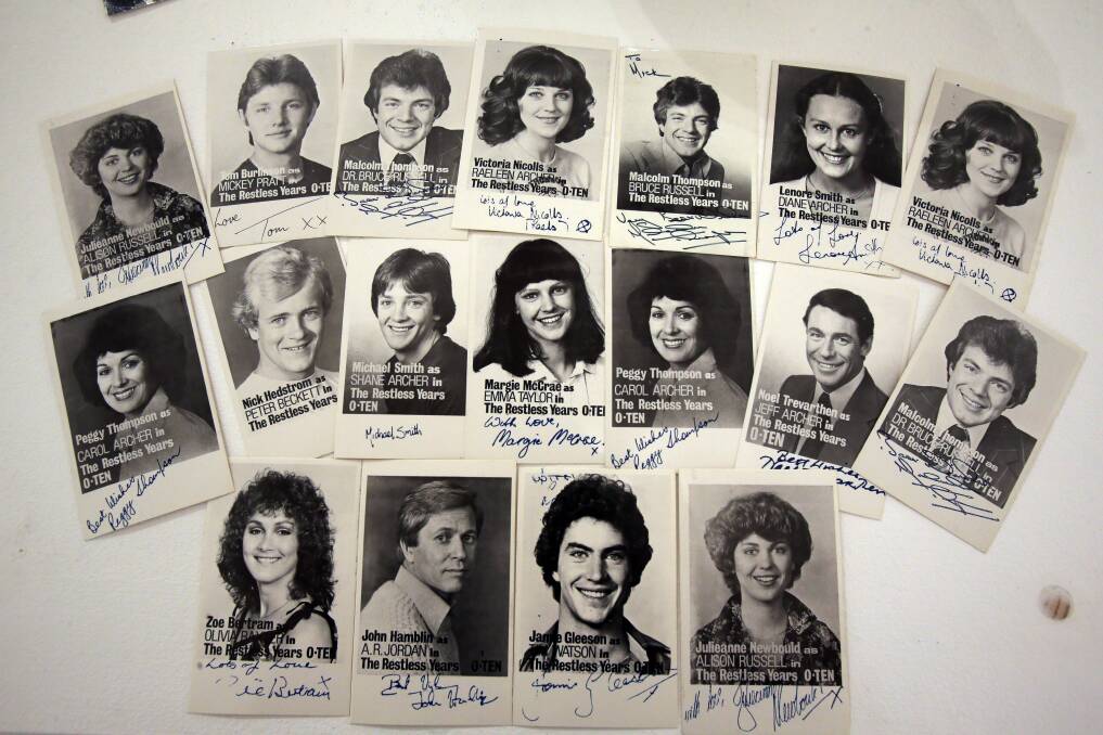 Throughout the 1970s and '80s TV shows sent out autographed fan cards like these.