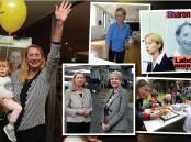 Farewell: Some of the images of Sharon Bird captured by the Mercury photographers during her 18 years as the federal MP for Cunningham.