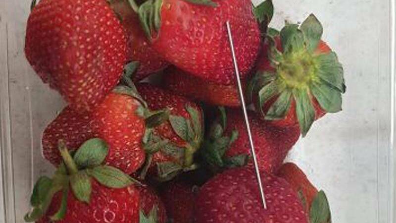 A third brand of strawberries are being removed from shelves after needles were found in the fruit.