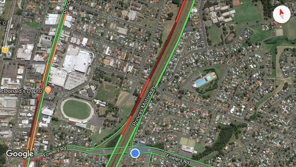 Traffic delays after accident on M1 at Kembla Grange