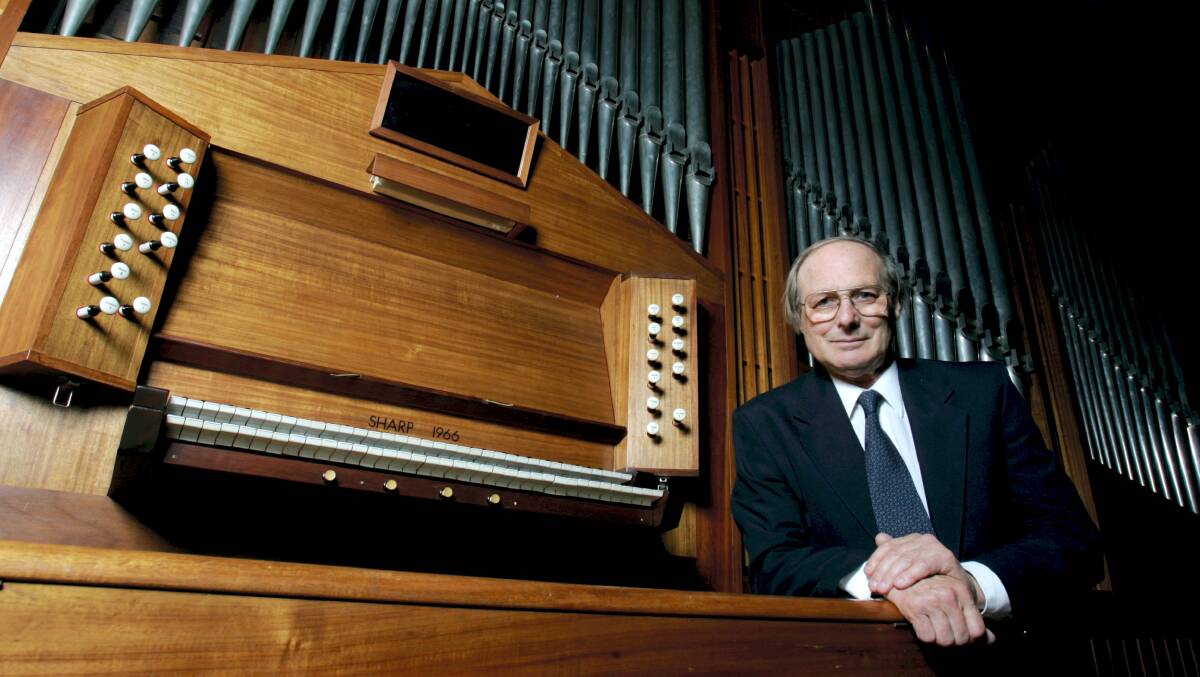 Ronald Sharp, maker of the famous Wollongong Town Hall organ. 
