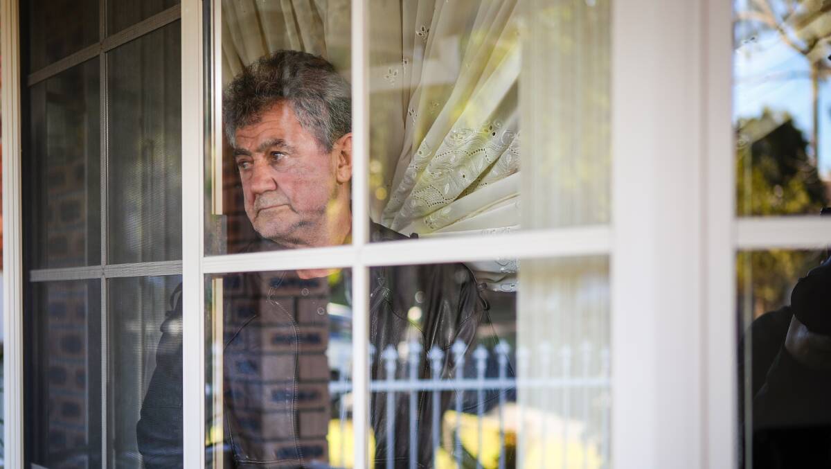 Steve Janceski says he will never leave the Gannet Avenue home where his son was fatally shot six years ago. Picture: Adam McLean.