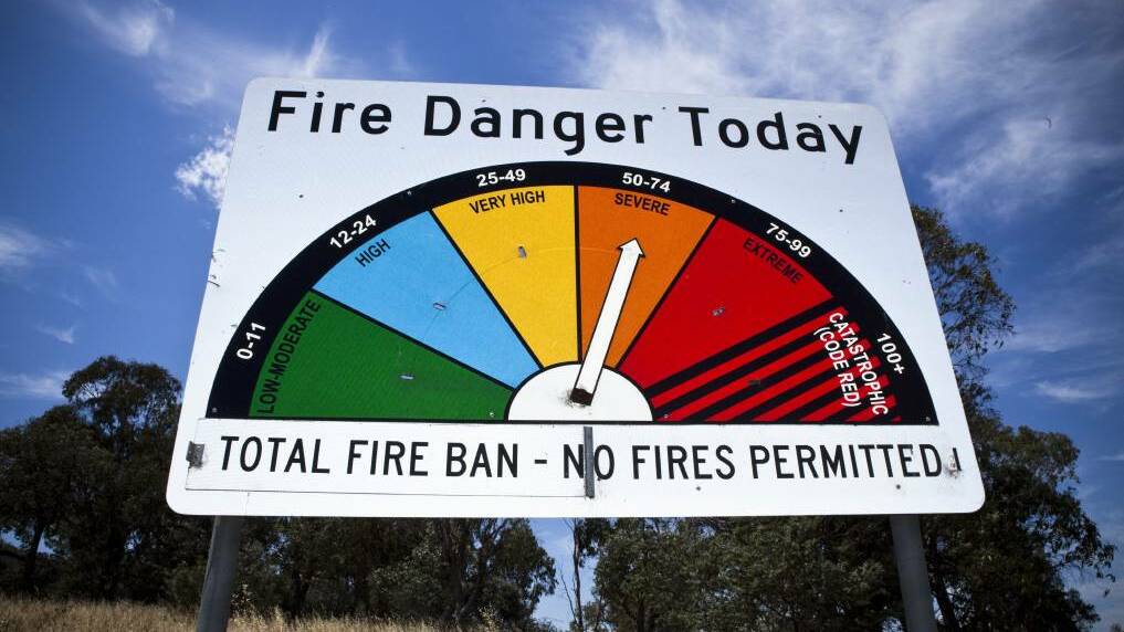 Total fire ban declared in Illawarra for dry and windy Friday