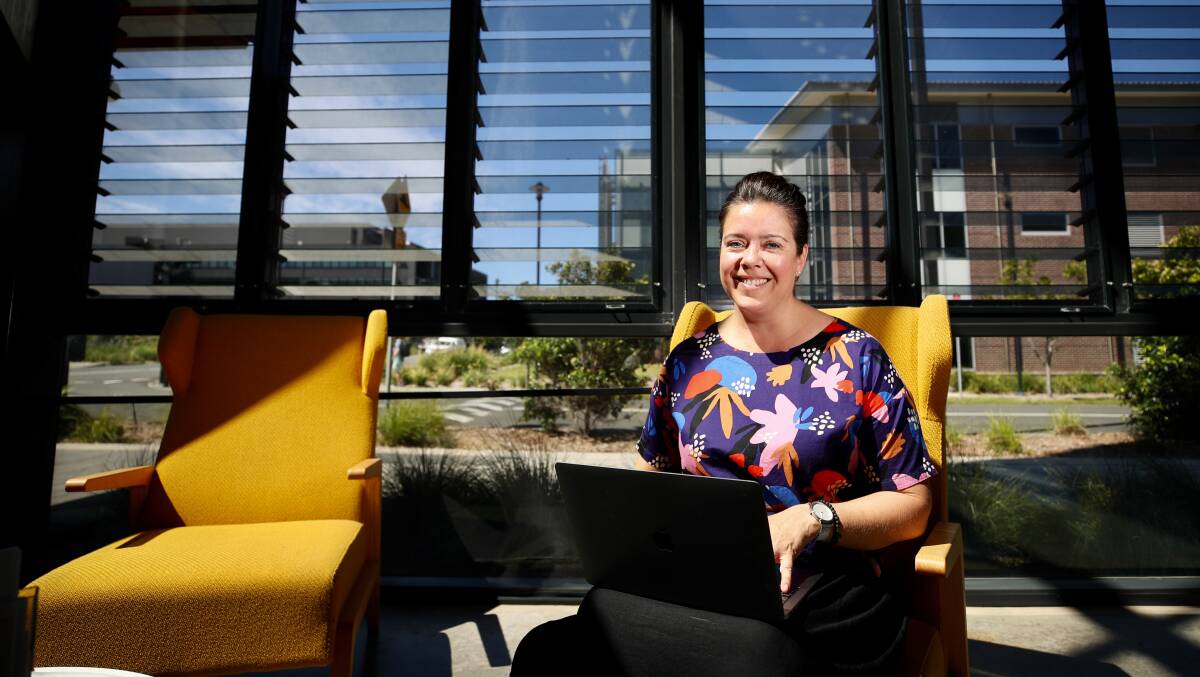 Accelerating jobs: Joanna Downer at iAccelerate where new startup business Kitl is matching people with flexible work. Picture: Adam McLean
