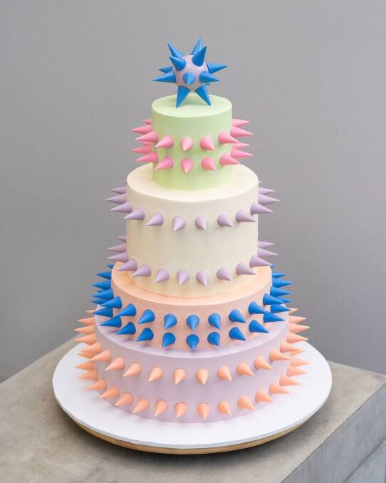 Sabbath unveiled her post-wedding cake on Instagram.