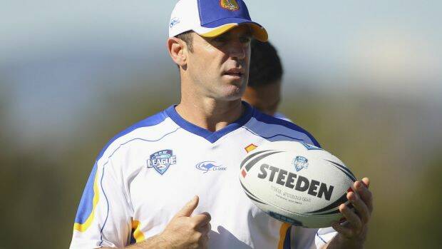 Contender: Brad Fittler shapes as the man most likely to take over the Blues' coaching reins. 
