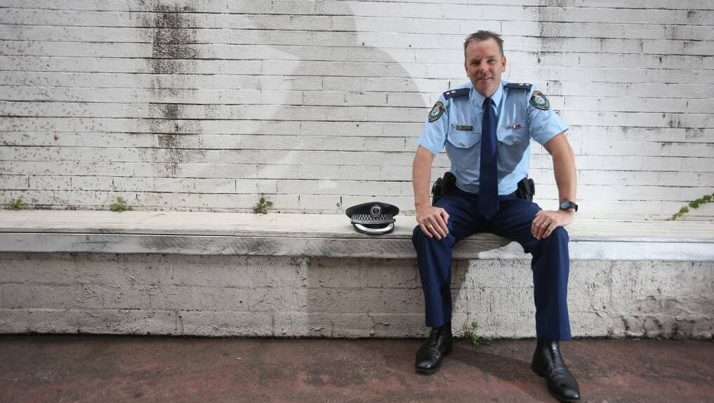 Wollongong commander Chris Craner focuses on prevention, disruption and response. Photo: Robert Peet