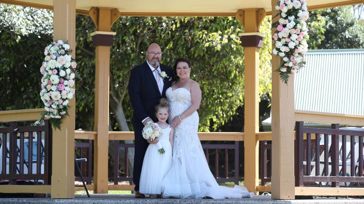 Fourth time lucky for Shellharbour bride and groom