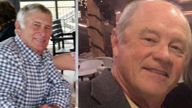 Two of the Essendon plane crash victims Greg De Haven (left) and Russell Munsch Photo: Facebook

