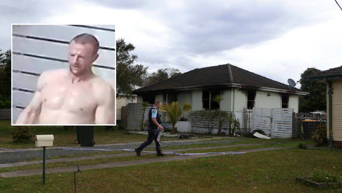 Keegan Pinch, 31, is accused of lighting a King Street house fire. Main photo: Sylvia Liber