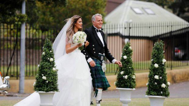 The wedding of Jonathon and Cheryl on Married at First Sight. Photo: Nigel Wright
