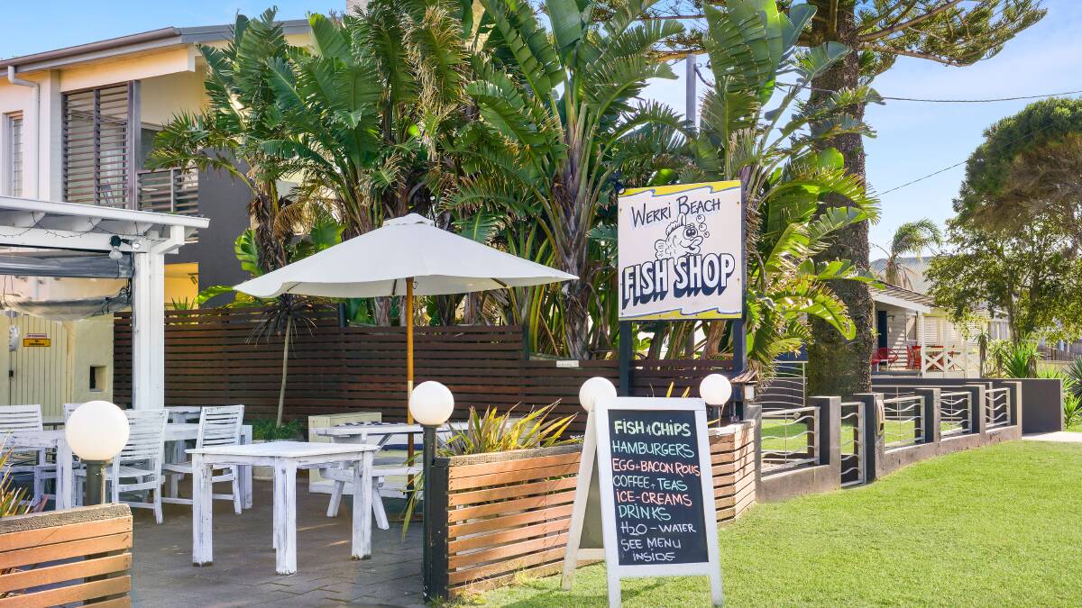 Don's selling his Werri Beach fish and chips shop - with a home included