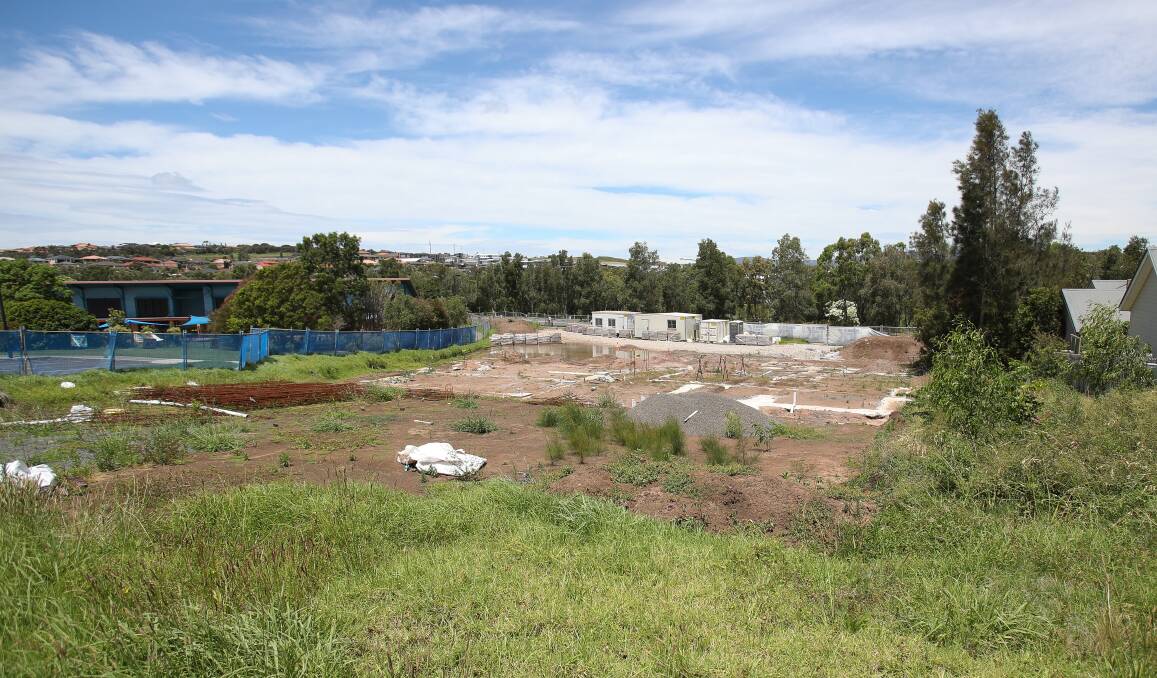 Let the building begin: Work can now recommence on KidzWish Place after Gareth Ward secured $1.5 million in funding from the NSW Government. Photo: Adam McLean.