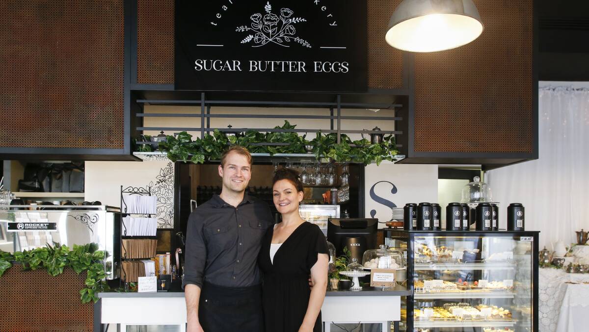 Pastry whizzes Harmony and Thomas Whalen opened Sugar Butter Eggs because they wanted to "do something that would make us happy to get our of bed every day".