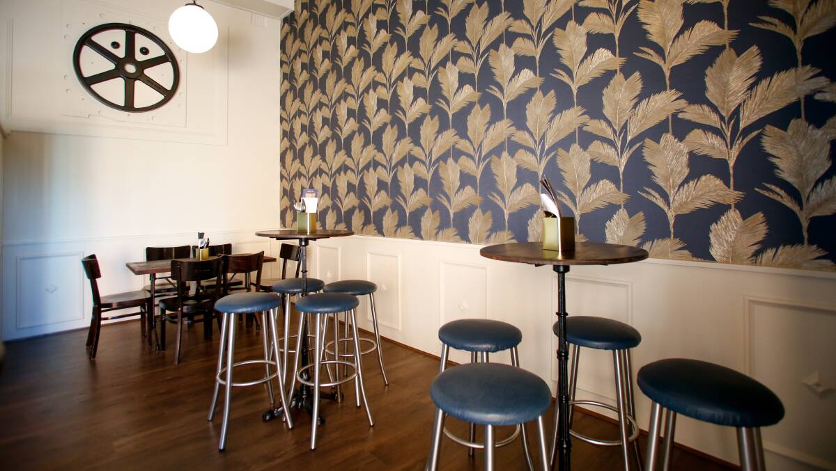 While the food and drink might be modern, the interior fit out is unashamedly retro.