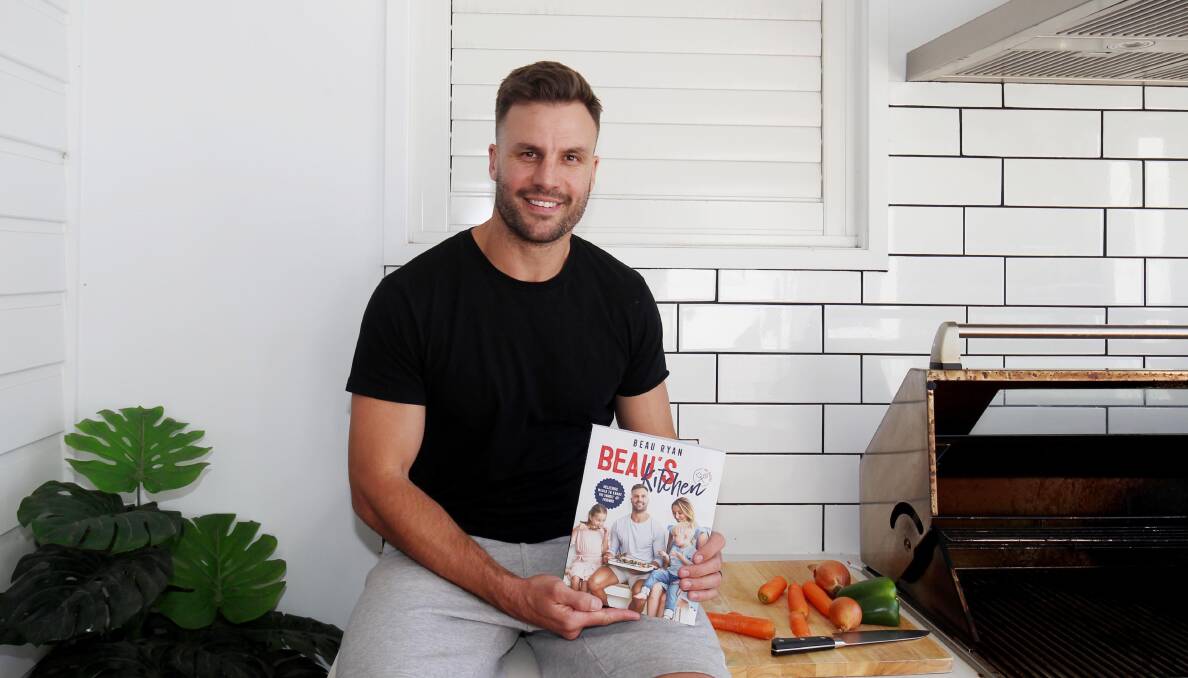 Beau's kitchen: Cooking and entertaining at his Cronulla home are a passion for Beau Ryan. Pictures: Chris Lane 
