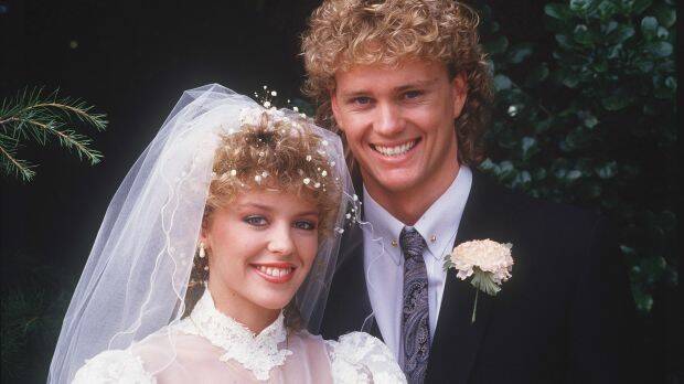 Kylie Minogue and Craig McLachlan played siblings in Neighbours. Photo: Supplied
