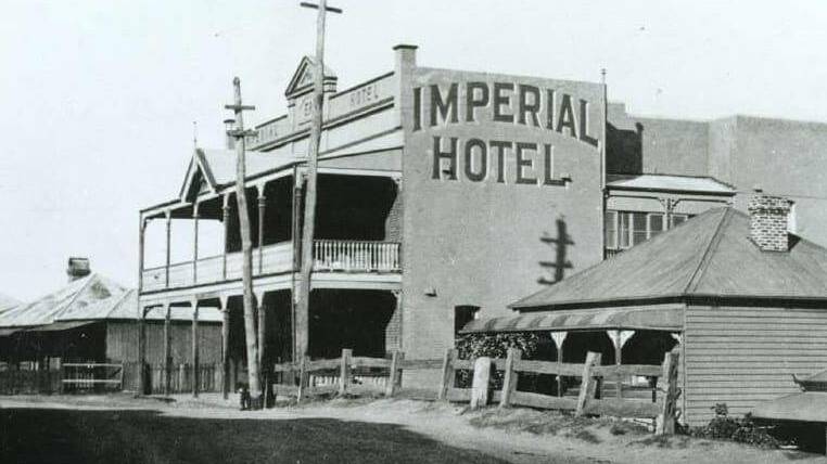 The Imperial Hotel pictured in 1925, above, and after a multimillion renovation, below.