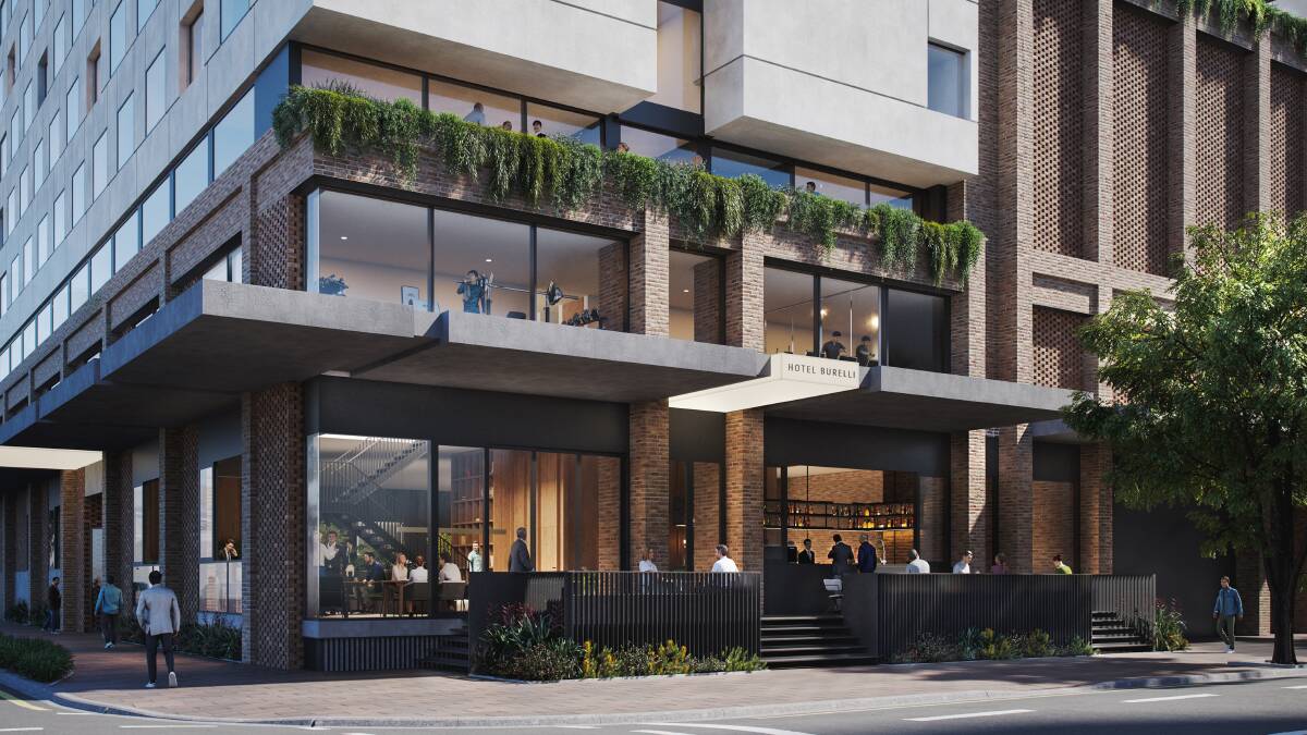 New 14-storey, 241-room hotel proposed for Wollongong CBD