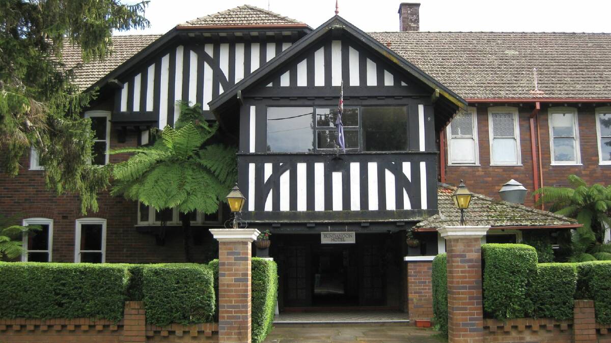 The Bundanoon Hotel was broken into last weekend. All four poker machiens were dmaaged and several thousands of dollars were stolen. Photo: SHN file.
