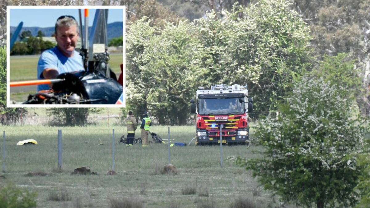 Kiama Downs man Michael Waldon was killed in a gyrocopter crash near Orange Regional Airport on Wednesday. Photos: Jude Keough