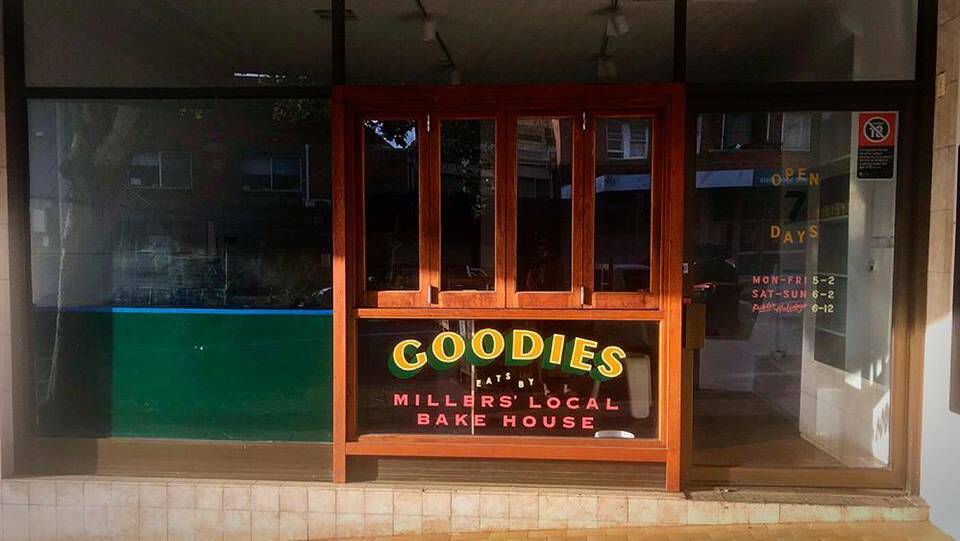 Miller and Huber have opened wholesale bakery Millers Local Bakehouse in the back of the old Sandygoodwich site, and sublet the space out the front to Goodies Coffee House.