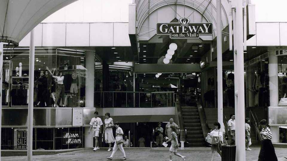 The mall in the 1980s. Photo: Lost Wollongong